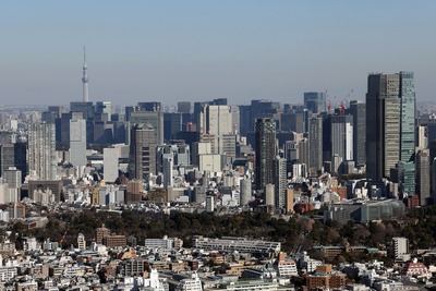 渋谷スカイから見た東京スカイツリー