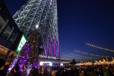 東京スカイツリークリスマスイルミネーション