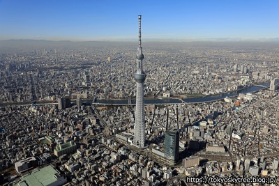 東京スカイツリー空撮