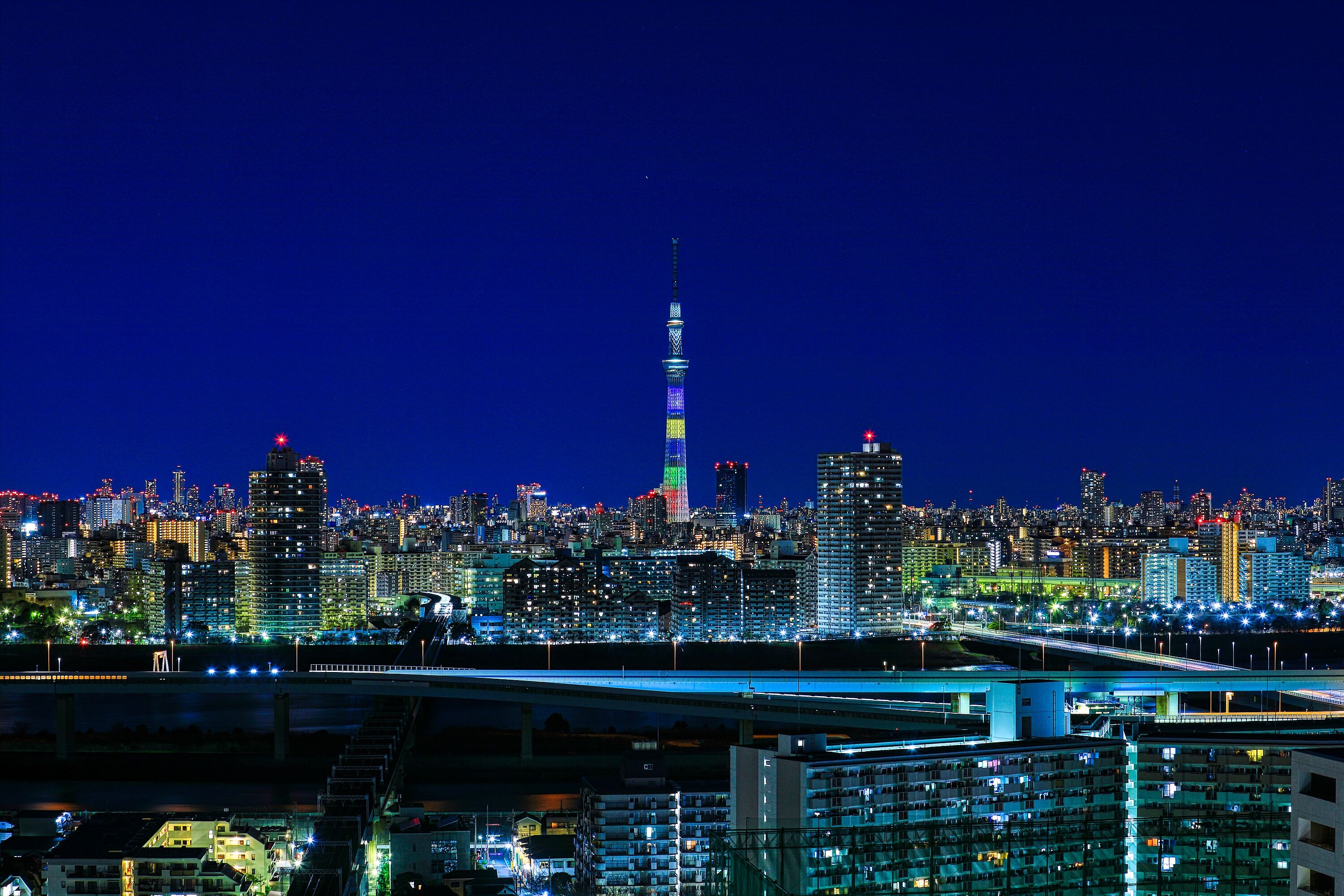 19年大晦日と年元旦の東京スカイツリー夜景 東京スカイツリー定点観測所