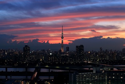 東京スカイツリー夕景