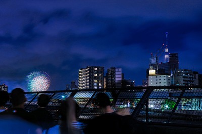 隅田川花火大会と東京スカイツリー