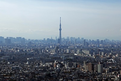 アイ・リンクタウン展望施設から見た東京スカイツリー