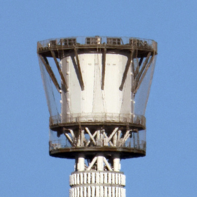 制振機械室の着雪防止ネット