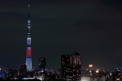 東京スカイツリーと第57回いたばし花火大会