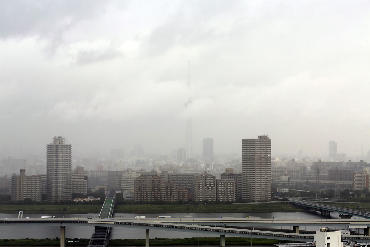 12年9月19日の東京スカイツリー 自宅から 東京スカイツリー定点観測所