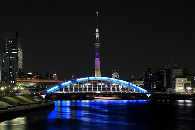 永代橋と東京スカイツリー