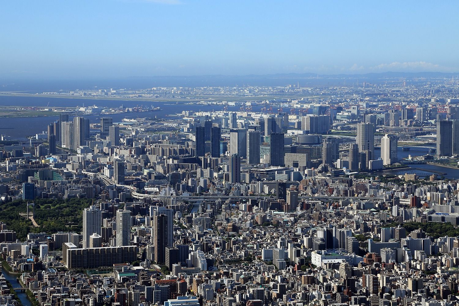 東京スカイツリーから見た豊洲 東雲方面 15年7月14日 東京スカイツリー定点観測所 東京スカイツリーから見た豊洲 東雲方面 15年7月14日 東京スカイツリー定点観測所