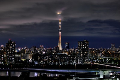 東京スカイツリー夜景「幟」