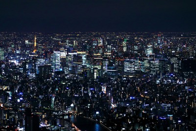 東京スカイツリーからの夜景