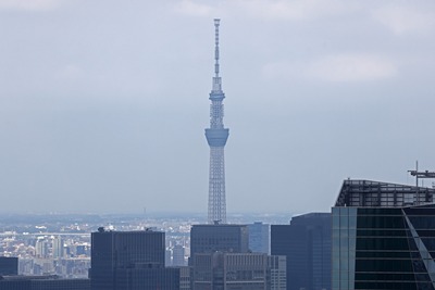 六本木ヒルズから見た東京スカイツリー