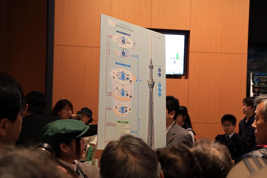 2012年5月22日の東京スカイツリー はとバスのツアーで登って来ました 東京スカイツリー定点観測所