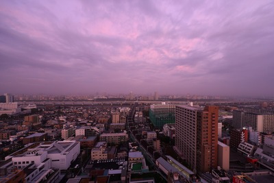 東京朝焼け