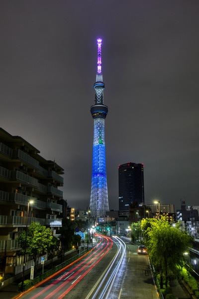 毛利蘭をイメージした特別ライティング