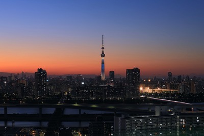 東京スカイツリー夕景