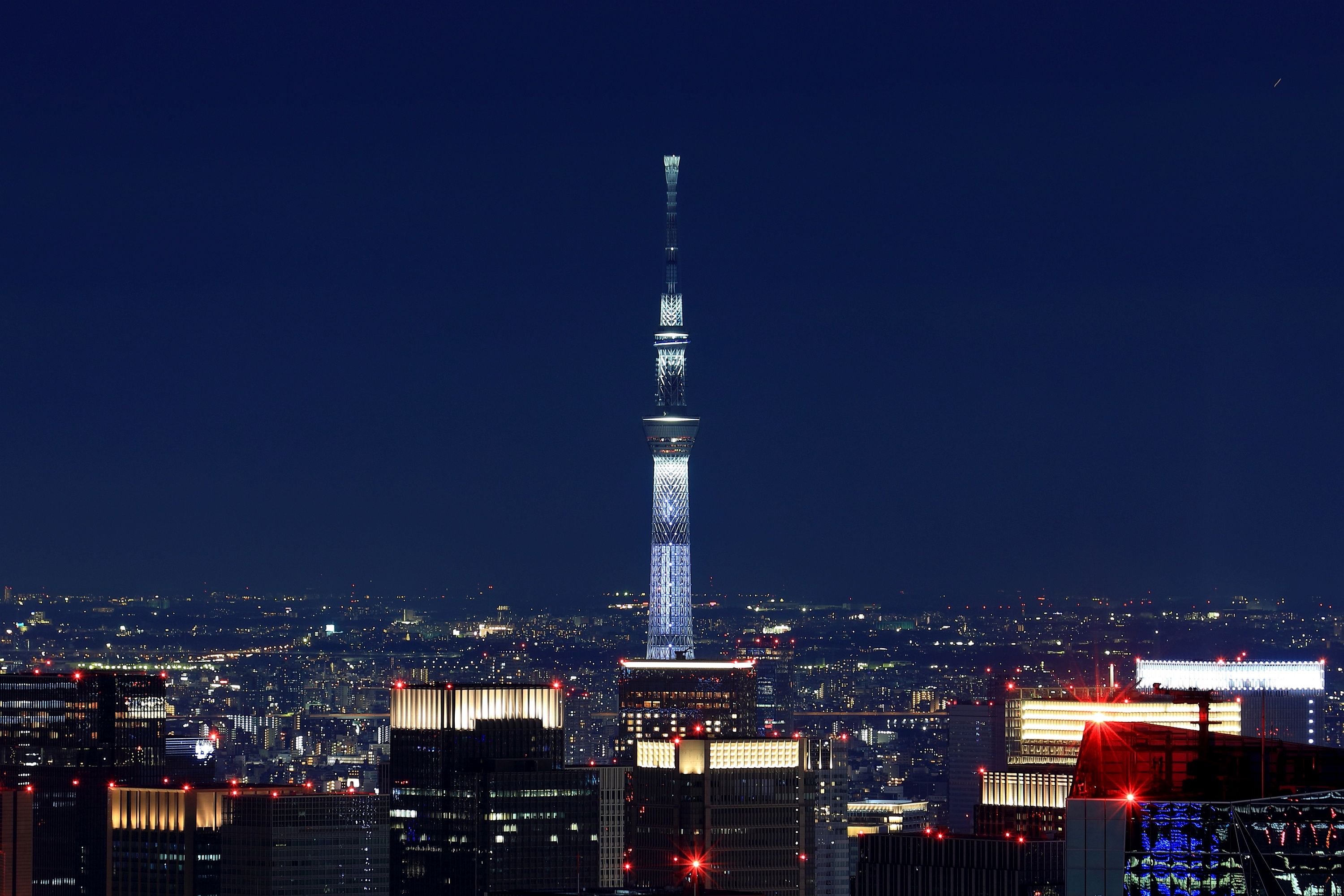 19年1月1日元日に六本木ヒルズから見た東京スカイツリー 東京スカイツリー定点観測所 19年1月1日元日に六本木ヒルズから見た東京スカイツリー 東京スカイツリー定点観測所