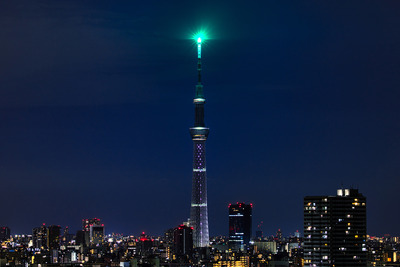 深夜の誕生石ライティング「ペリドット」ライトグリーン