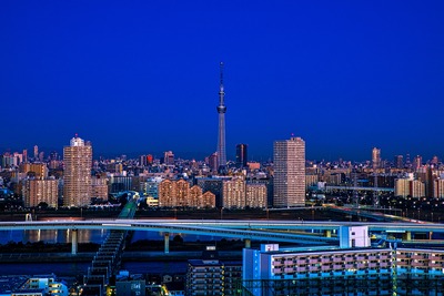 夜明けの東京スカイツリー