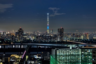 茨城県をイメージした特別ライティング