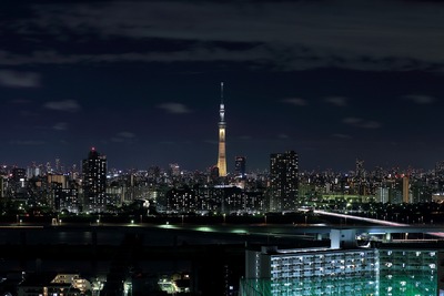 東京スカイツリー夜景「金メダル」
