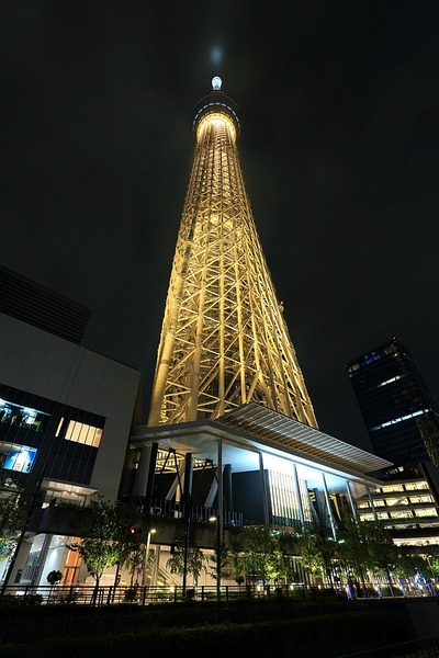 東京スカイツリー夜景「金メダル」