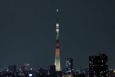東京スカイツリー夜景「明花:マリーゴールド」