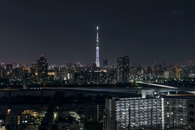 東京スカイツリー ライティング設備のメンテナンス