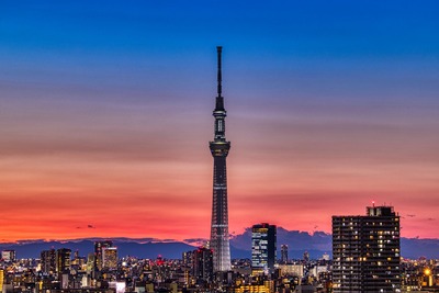 東京スカイツリー夕景