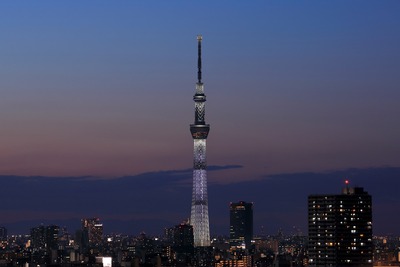 東京スカイツリー夕景