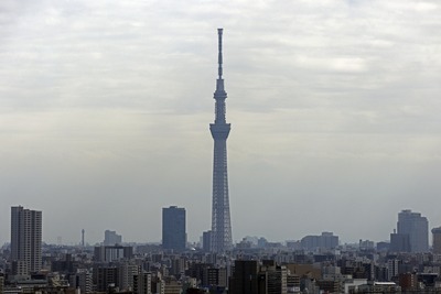 北とぴあから見た東京スカイツリー