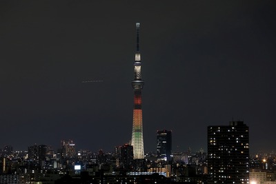 東京スカイツリー夜景「マリーゴールド」