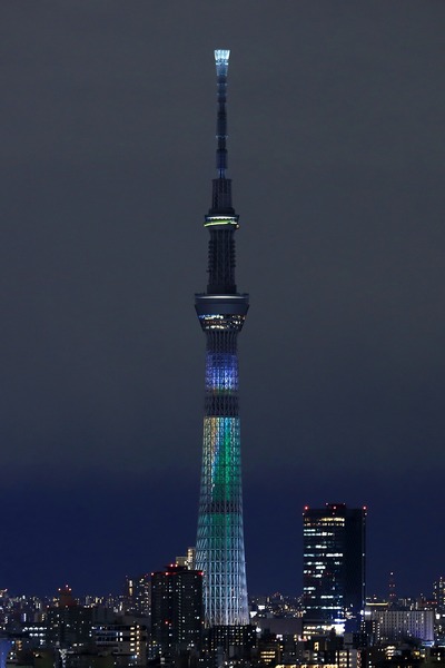 東京スカイツリー夜景「手巻き寿司」