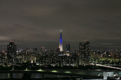 東京スカイツリー七夕特別ライティング「夜空」