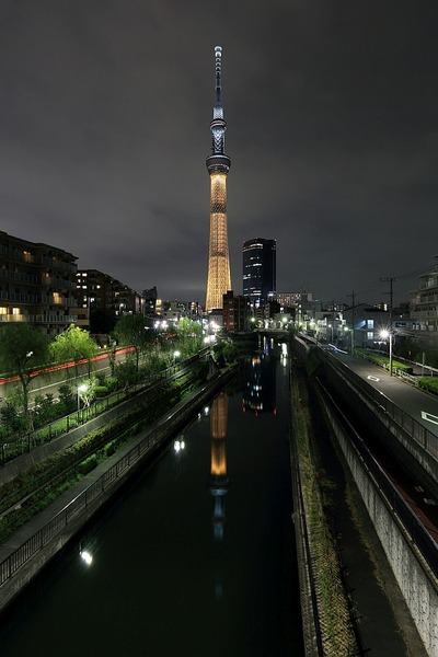 東京スカイツリー夜景「金メダル」