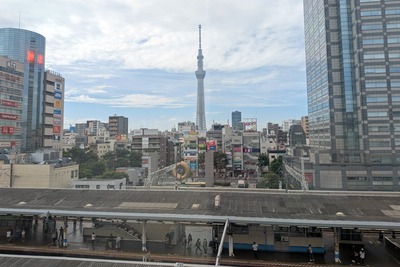 テルミナから見た東京スカイツリー