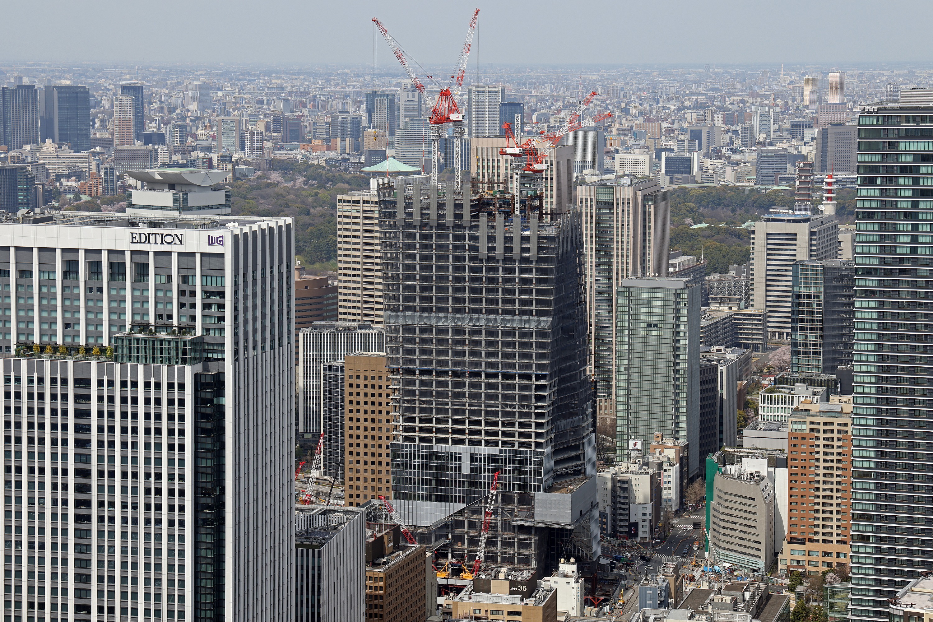 地上49階、高さ約266m「虎ノ門ヒルズ ステーションタワー」の