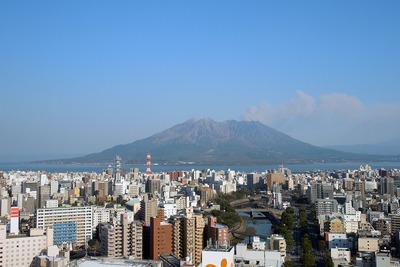 アミュランから見た桜島