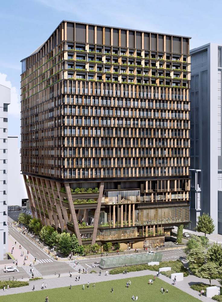 福岡・天神のイムズ跡地！地上20階、高さ91m「(仮称)天神1-7計画