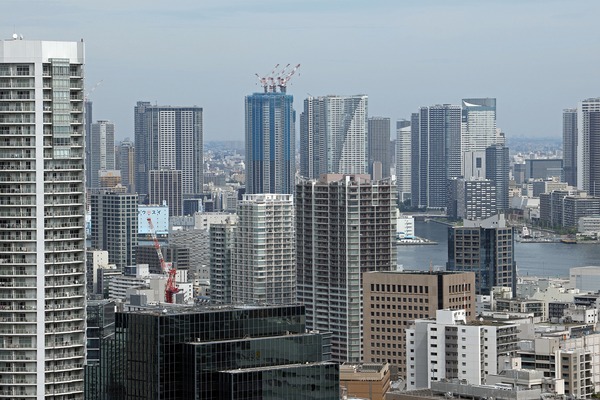 ニュウマン高輪 LUFTBAUM 山吹の庭からの眺め