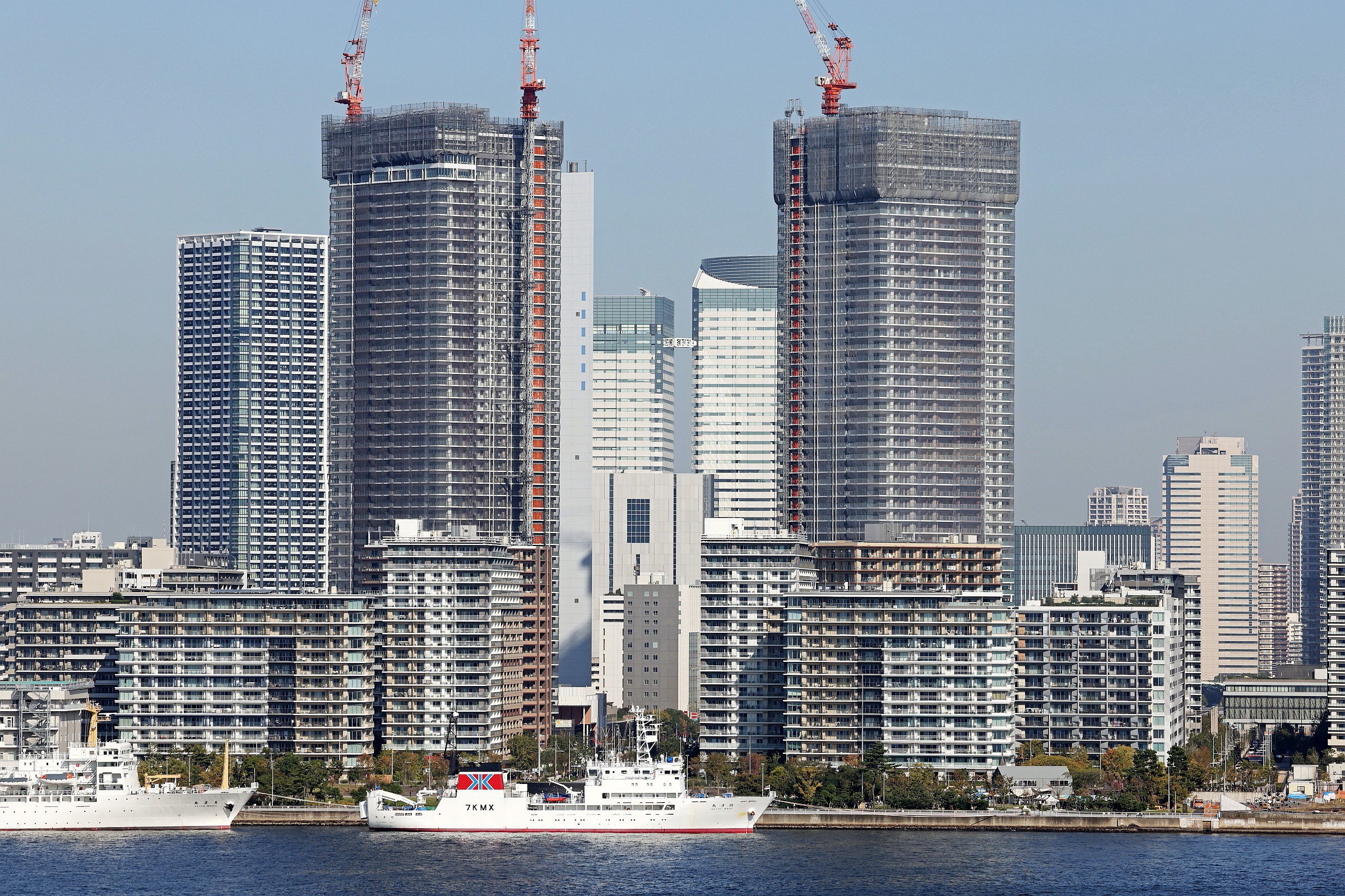 地上50階、高さ約180mのツインタワマン「晴海フラッグ SKY DUO 地上50階、高さ約180mのツインタワマン「晴海フラッグ SKY DUO