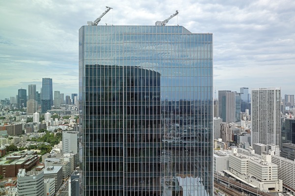 ニュウマン高輪 LUFTBAUM 山吹の庭からの眺め