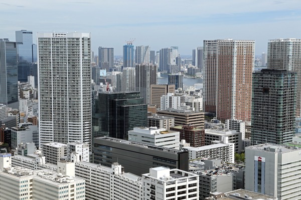 ニュウマン高輪 LUFTBAUM 山吹の庭からの眺め