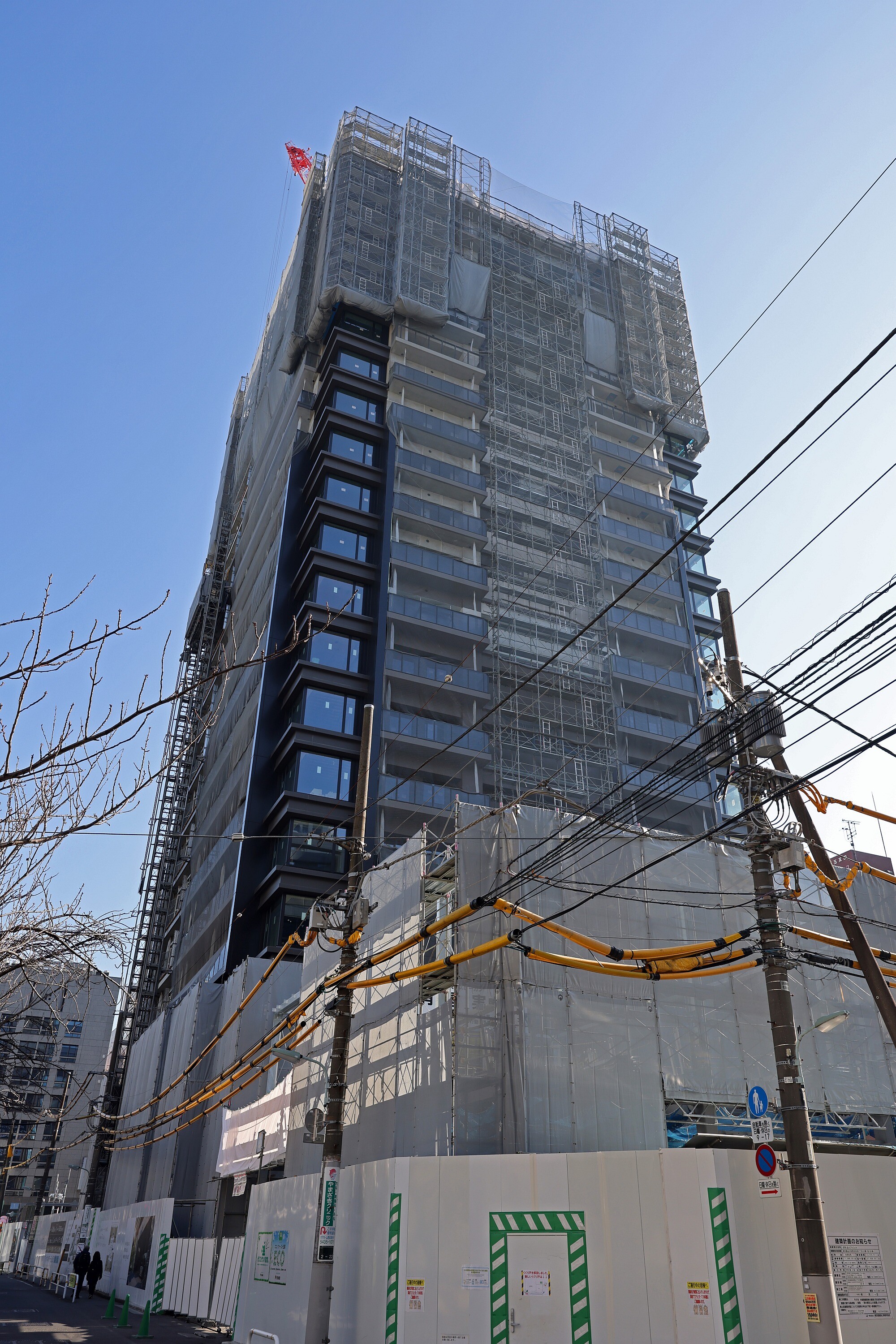 地上30階、高さ105.76m「アトラスタワー五反田」の建設状況！地面師