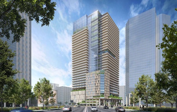 霞が関・虎ノ門地区 外観イメージパース