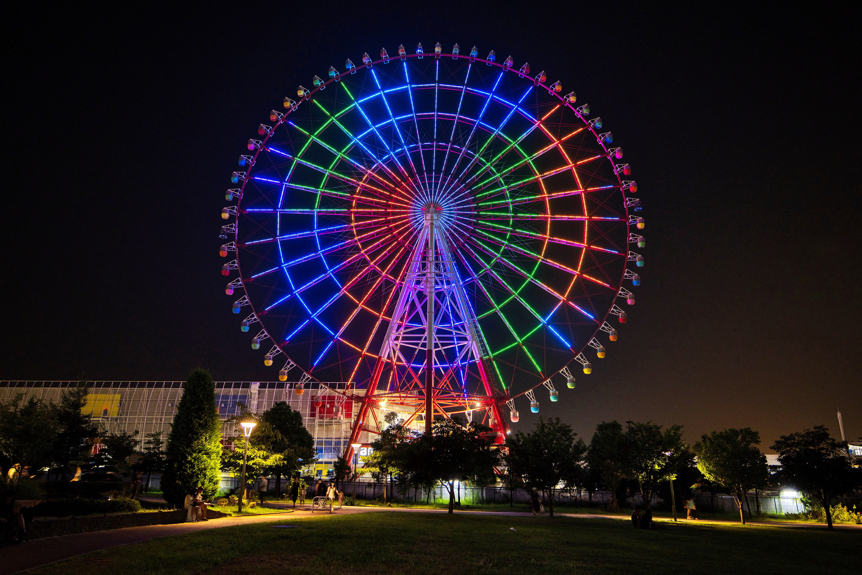 本日8月31日で営業終了 お台場の パレットタウン大観覧車 からの眺めとイルミネーション Zepo東京など周辺の解体状況 跡地にはアリーナ建設 超高層マンション 超高層ビル