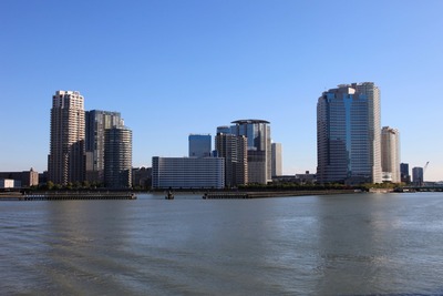 相生橋から見た豊洲方面