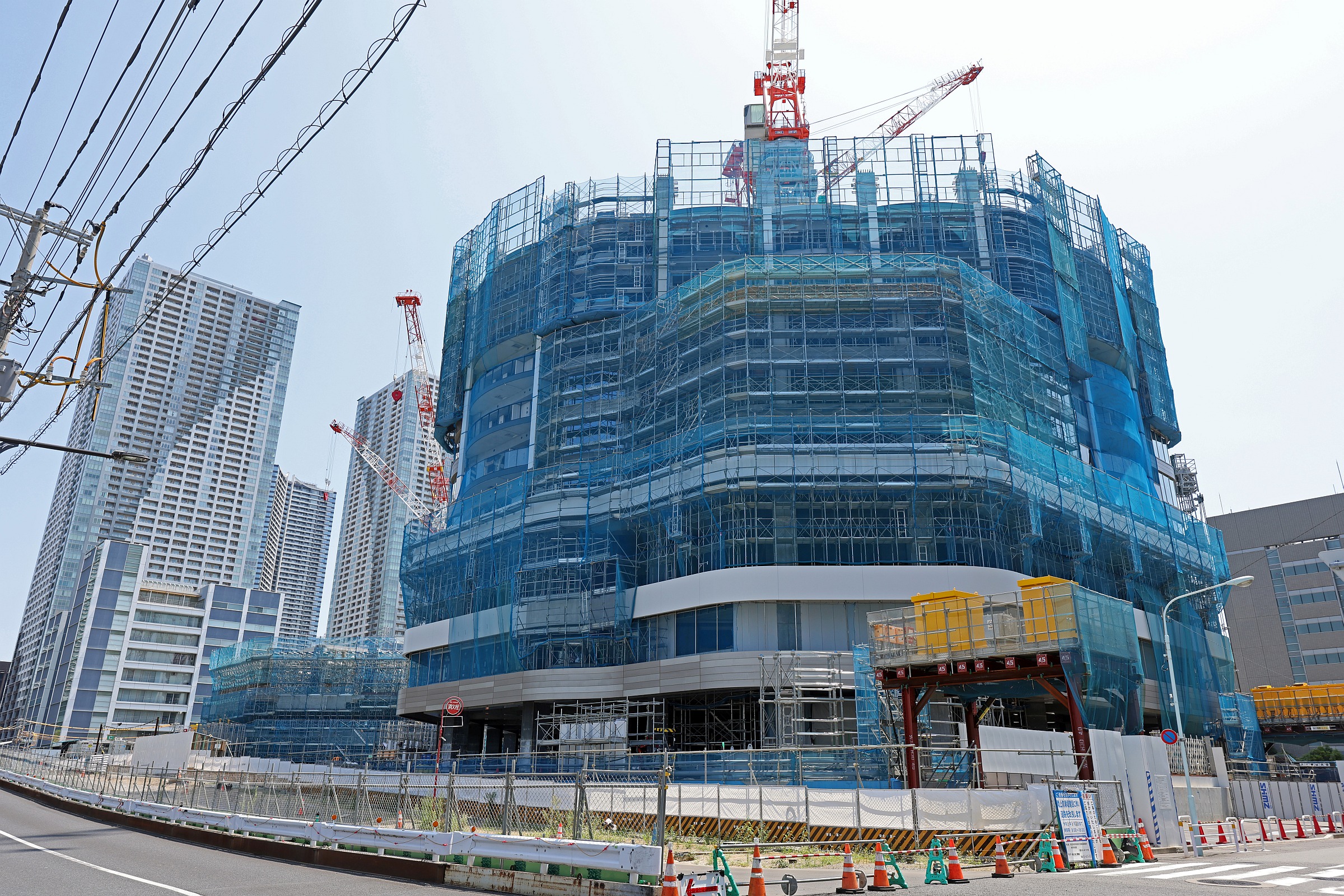 地上53階、高さ189m「ザ 豊海タワー」の建設状況！勝どき駅徒歩