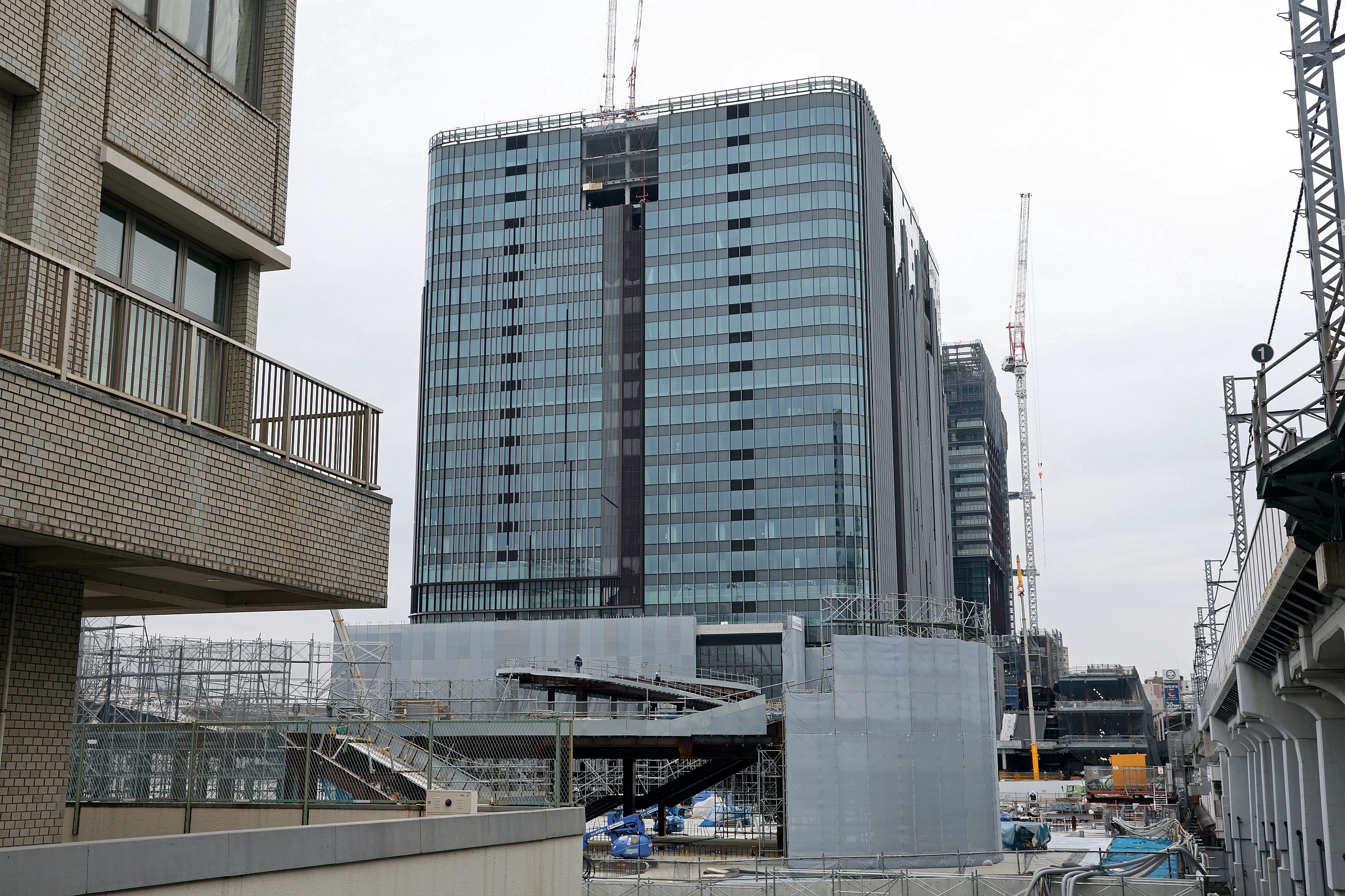 地上26階、高さ113m「大井町トラックス」の建設状況！大井町駅