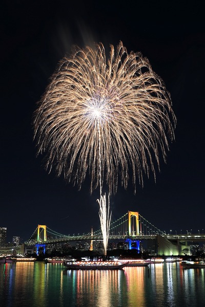 お台場レインボー花火