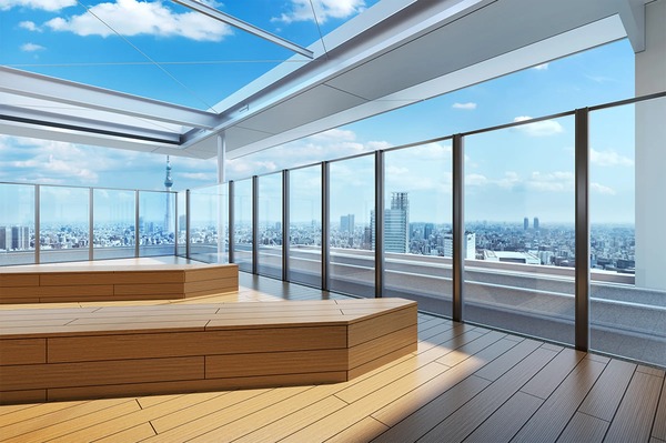 ブリリアタワー浅草柳橋 スカイデッキ完成予想CG